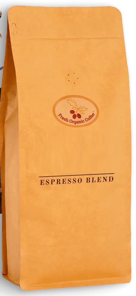 Кава натуральна смажена у зернах "Fresh Organic Coffee" суміш 1,0 кг